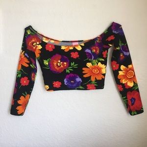 American Apparel Retro Off-the-Shoulder Top