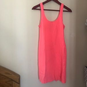 Pink victoria secret body con dress