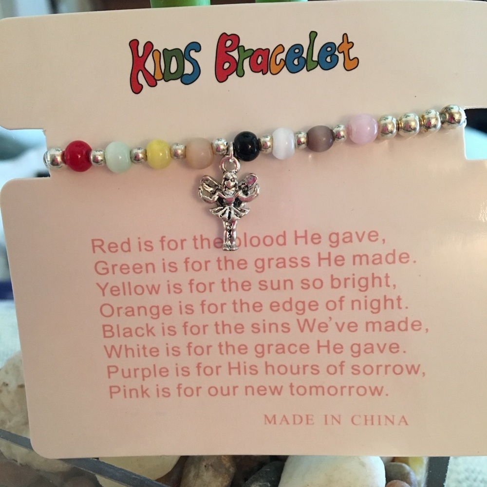 CHILDS CHRISTIAN BRACELET ONLY 1 LEFT!