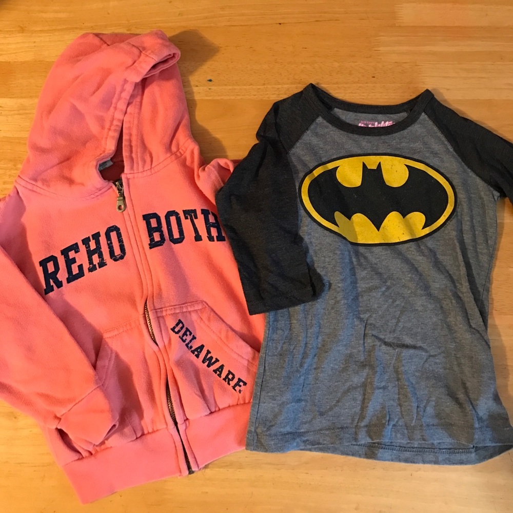 GIRLS SIZE 5 TOPS