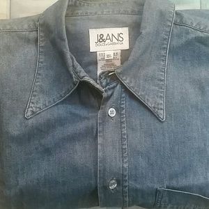 J&ANS by Dolce & Gabbana denim shirt XXL
