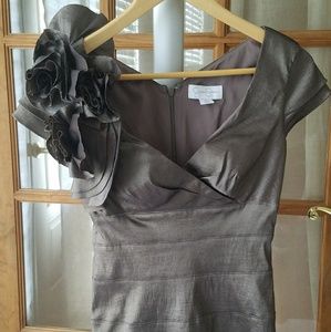 Jessica Simpson Gunnmetal Dress sz 2