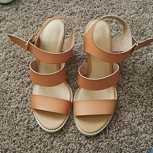 Tan wedges