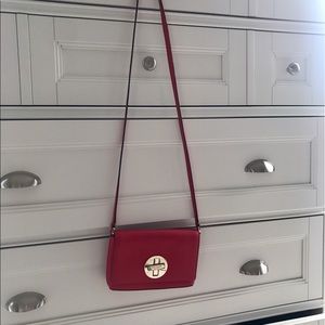 Kate spade red crossbody bag