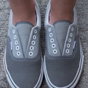 Gray Slip On Vans