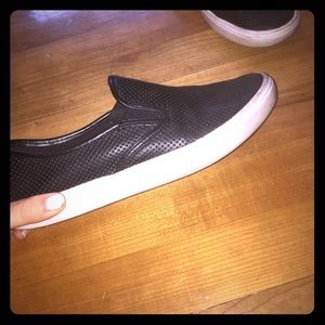 Black Perforated Airwalk Slip On