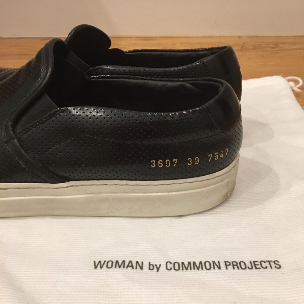 *SOLD* Woman By Common Projects Leather Slipon