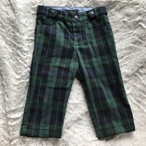 Jacadi 12 month plaid pants