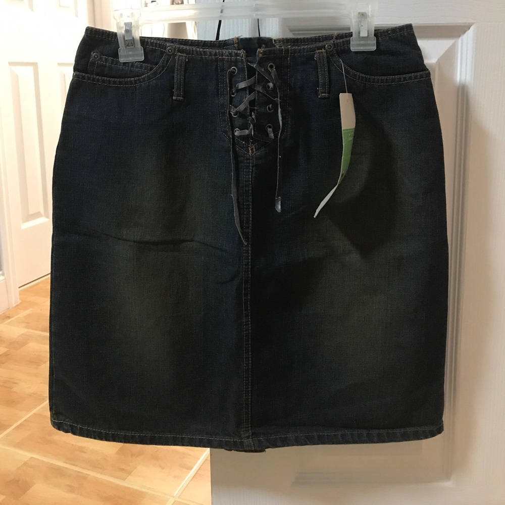 Brand new Faded glory jeans skirt. Size 8