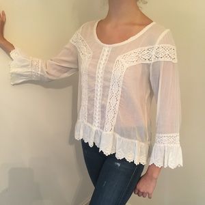 Free People PrarieGirl Blouse