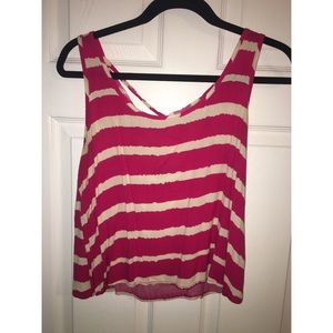 Striped crop top