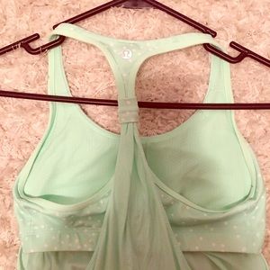 Lululemon top with attached sports bra