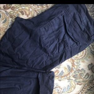 American eagle black crop pants
