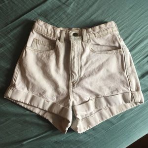 American Apparel High-Waisted Mom Shorts
