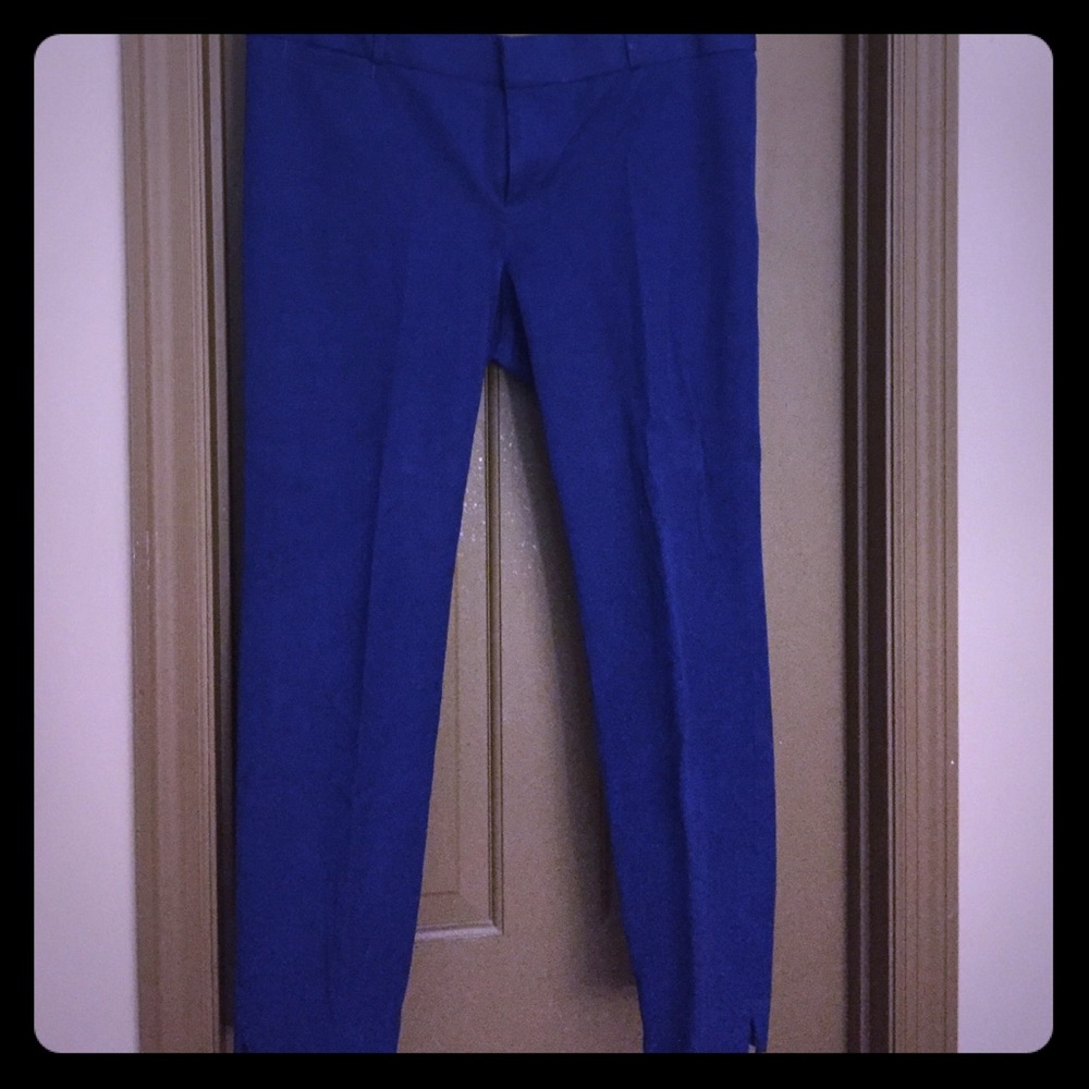 Sloan fit BR pants:cobalt, navy - Both items sold
