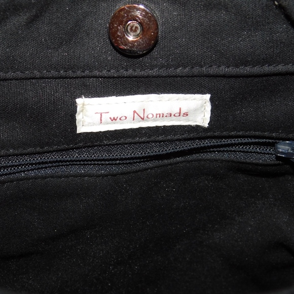 Two Nomads Multi-Color Mixed Fabric Shoulder Bag - Picture 8 of 8