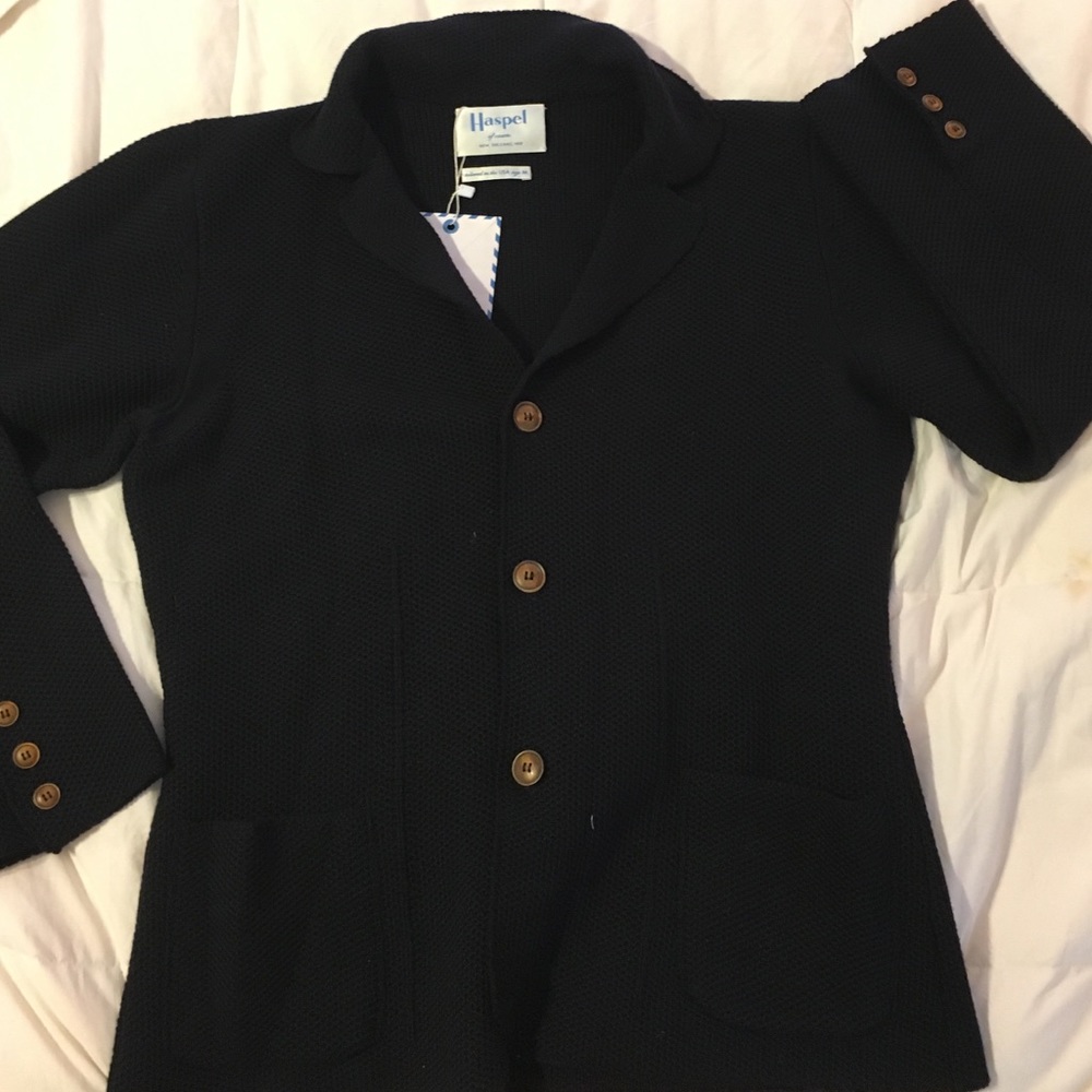 Haspel Men's Knitted Coat