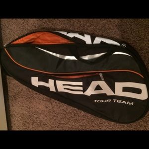 Head Tour Team Orange and Black Tennis 3R Bag