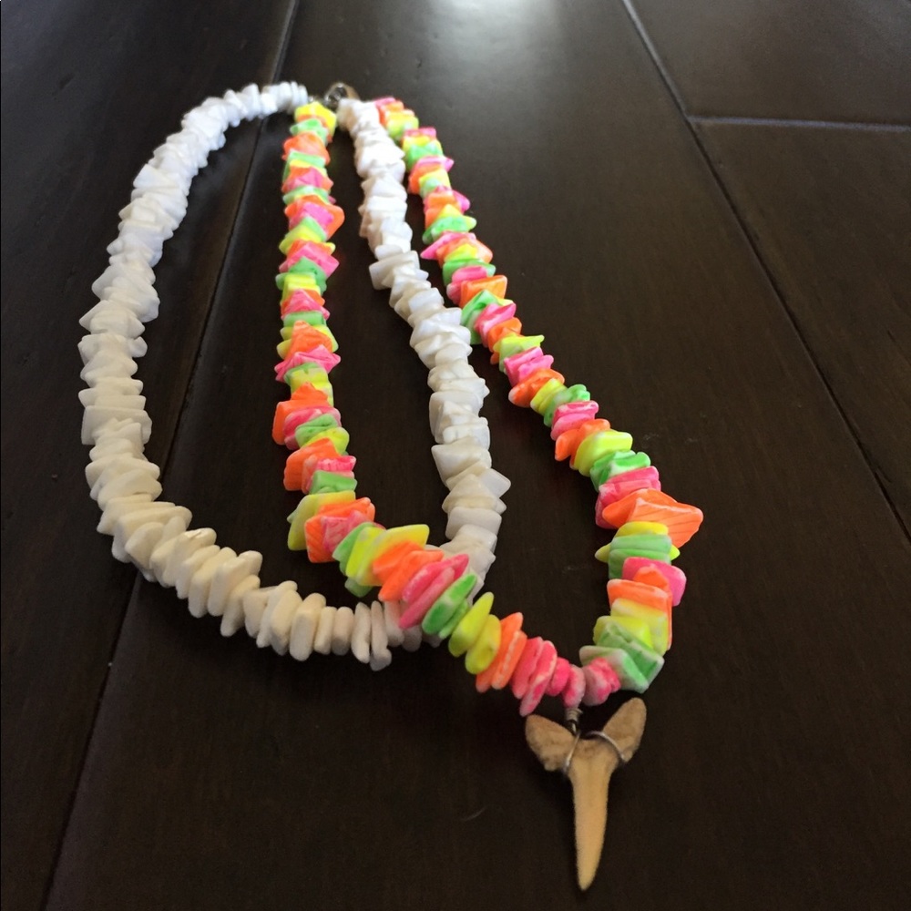 Shell necklaces