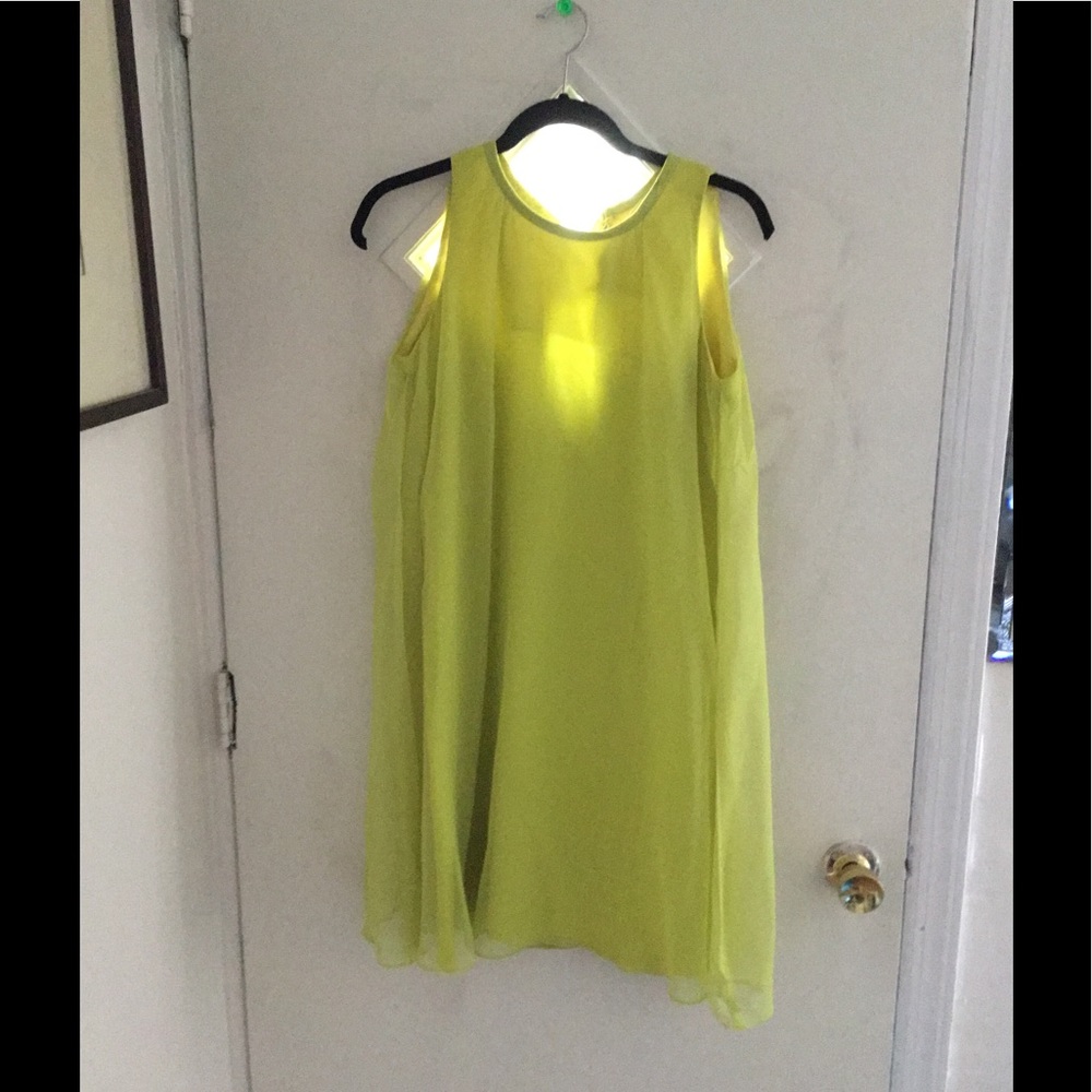 Fully lined sleeveless summer shift dress