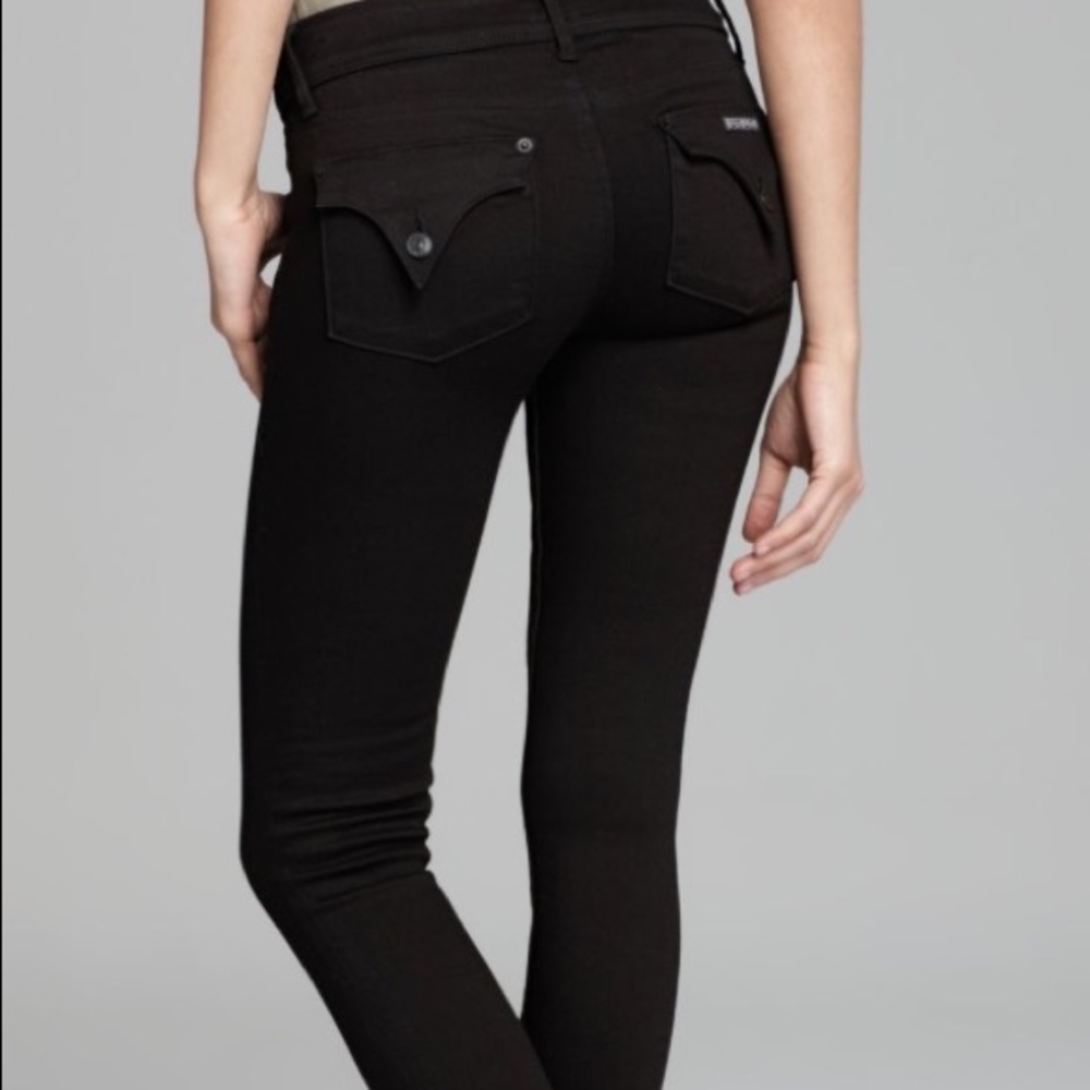 HUDSON black skinny jeans size 25