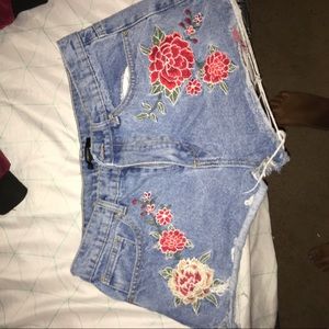 Forever 21 rose shorts