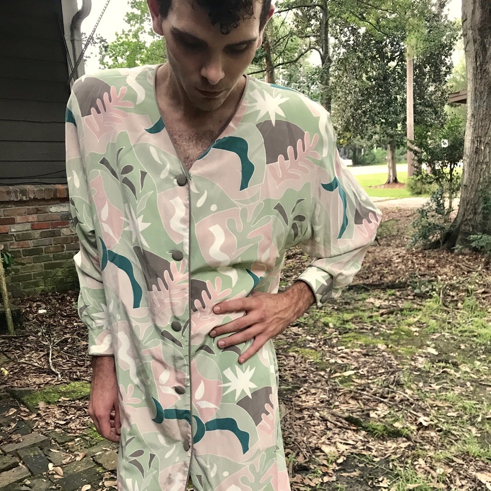 VNTG PAPELL SILK DRESS
