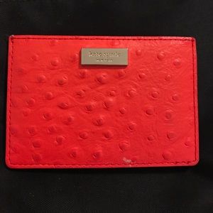 Kate Spade Coral Card Holder