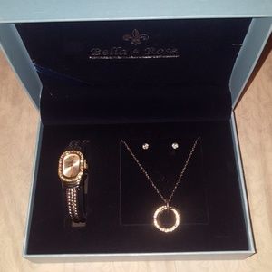 Watch , necklace , and earring set