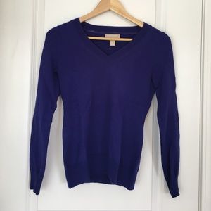 🔮 BR Royal Purple Merino Sweater XS
