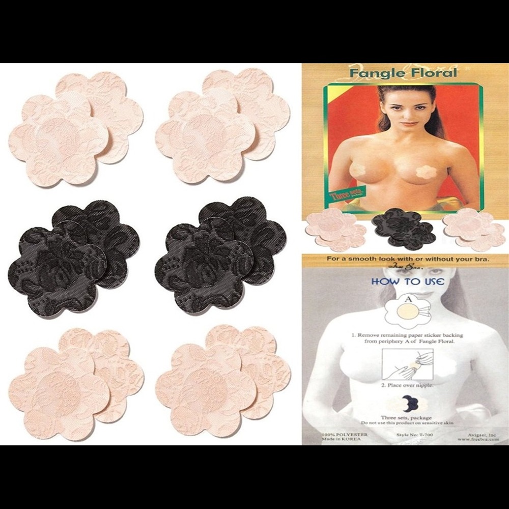 Fangle Floral 3 set pastie
