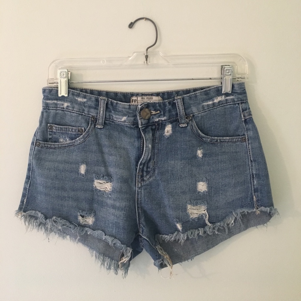 Free People Denim Shorts 24