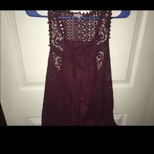 Burgundy Detailed Tank