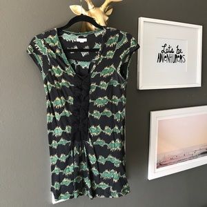 Silence + Noise patterned top