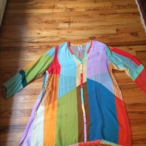 Johnny Was multi color dress/ tunic