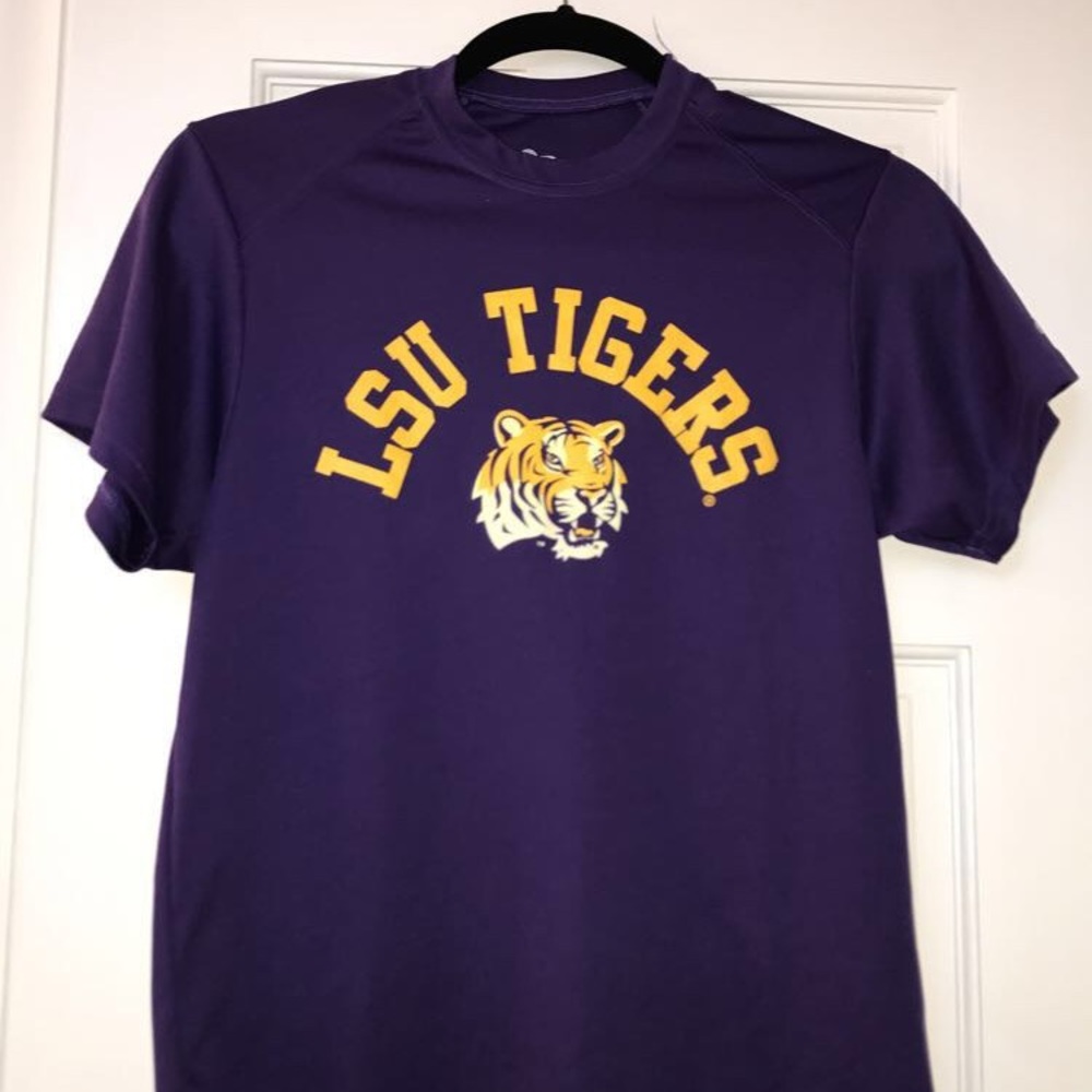 lsu tigers dry fit shirt