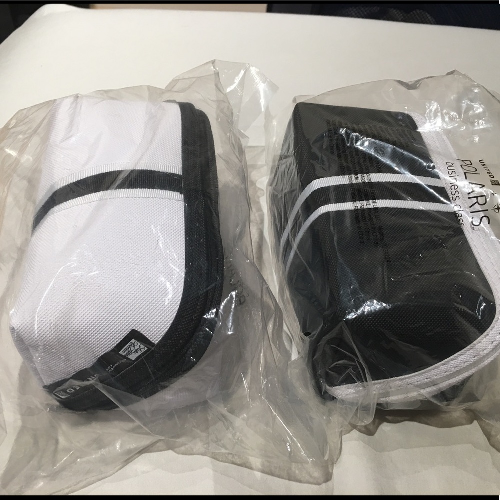 United amenity toiletry kit made by saks fifth Ave