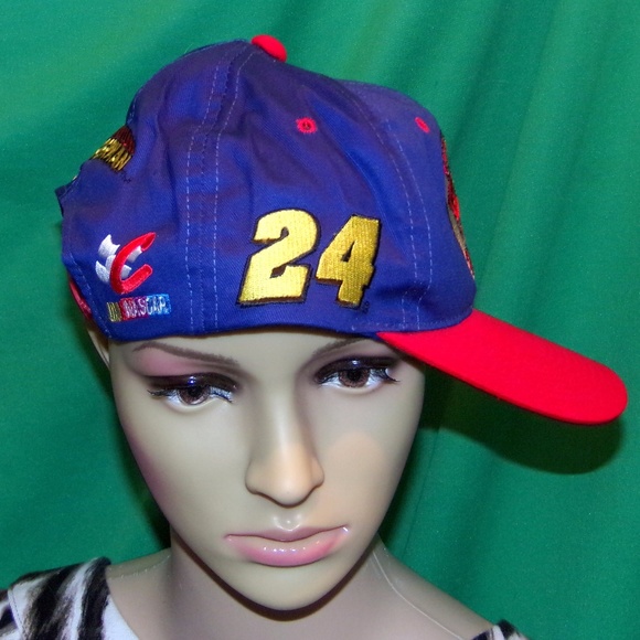 Superman Racing Hat NASCAR Jeff Gordon 24 RARE - Picture 2 of 5