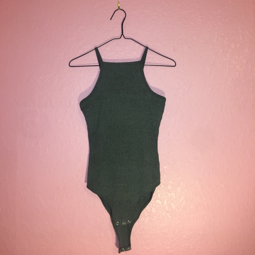 space grey body suit