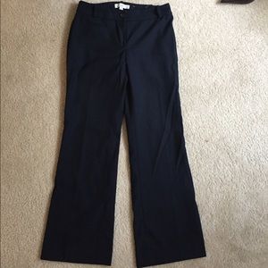 Ann Taylor Loft 'Julie' navy dress pants
