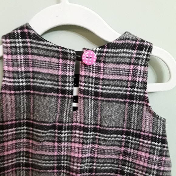 NWOT Winter Plaid A-line dress w/legging sz. 4 - Picture 6 of 6