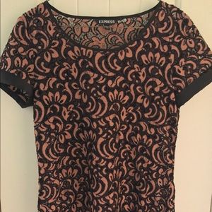 Express lace top