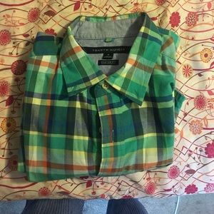 Tommy Hilfiger Plaid Button Down