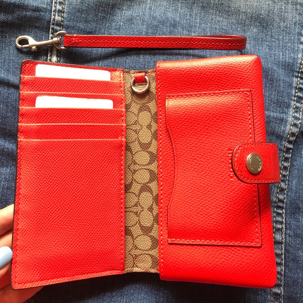 COACH 🚨FINAL SALE WALLET WRISTLET