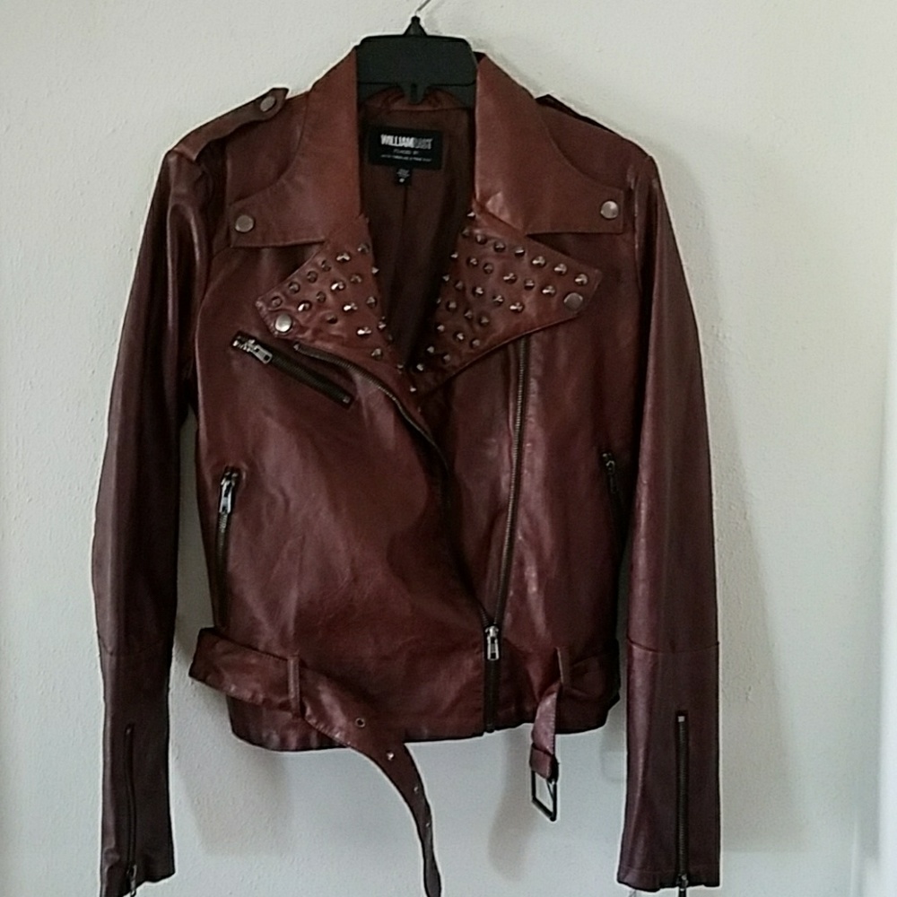 🆕️  William Rast Embellished Moto Jacket - Picture 3 of 5