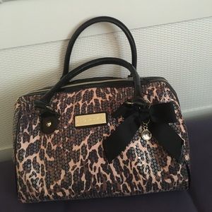 Betsey Johnson Leopard Print Handbag