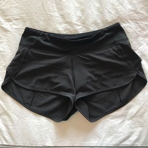 Black Lululemon Speed Shorts Size 4