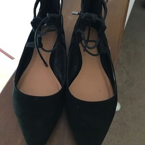 Nine West lace up flat