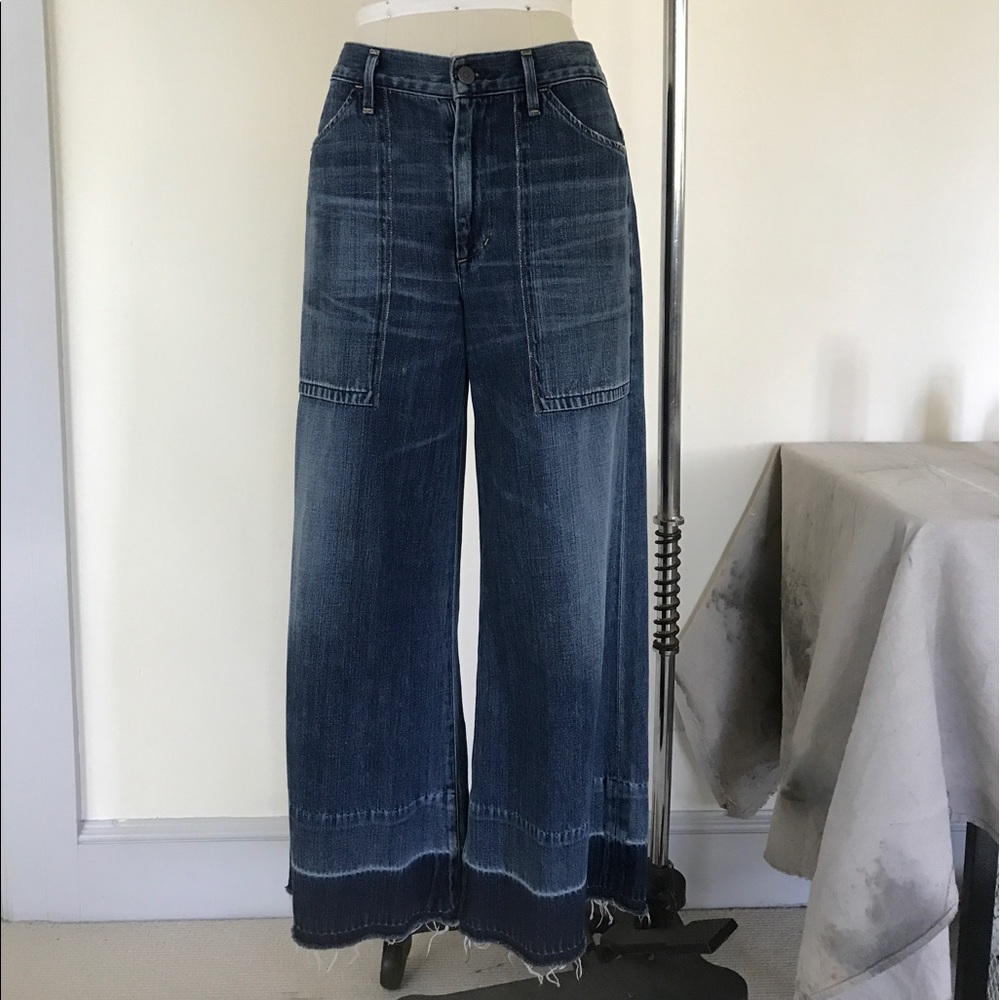Citizens of Humanity wide legged jeans