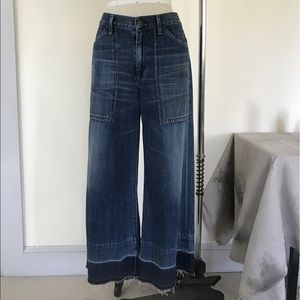 Citizens of Humanity wide legged jeans